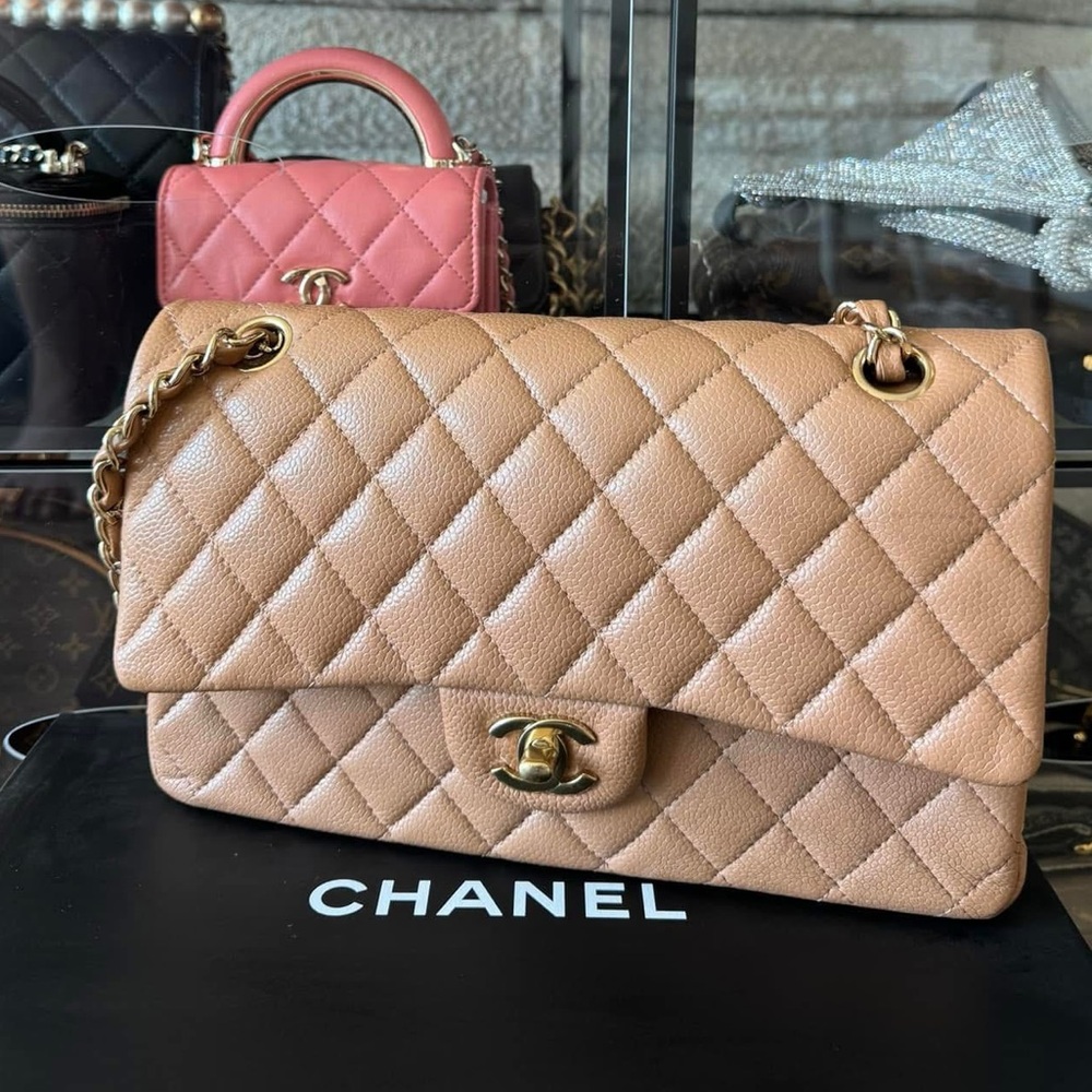 Chanel Classic Medium Beige